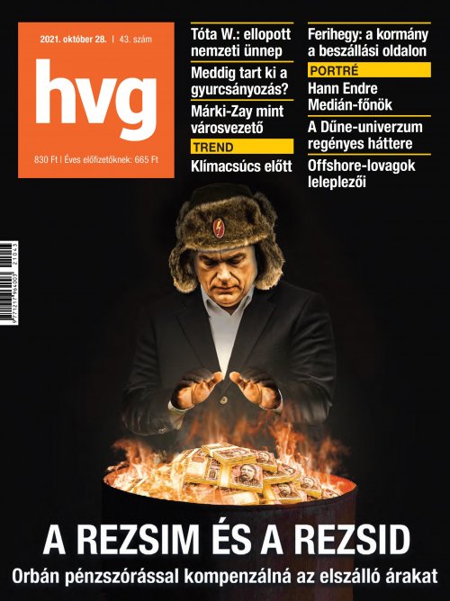 HVG Gazdasági, politikai hírmagazin - 2021 október 28. - 43. szám